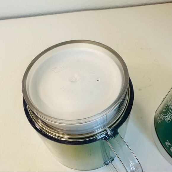 Moosehaven VTG 60 Year service Set Of 2 Plastic Stacking Thermal Mugs 10 Oz. - Picture 5 of 7